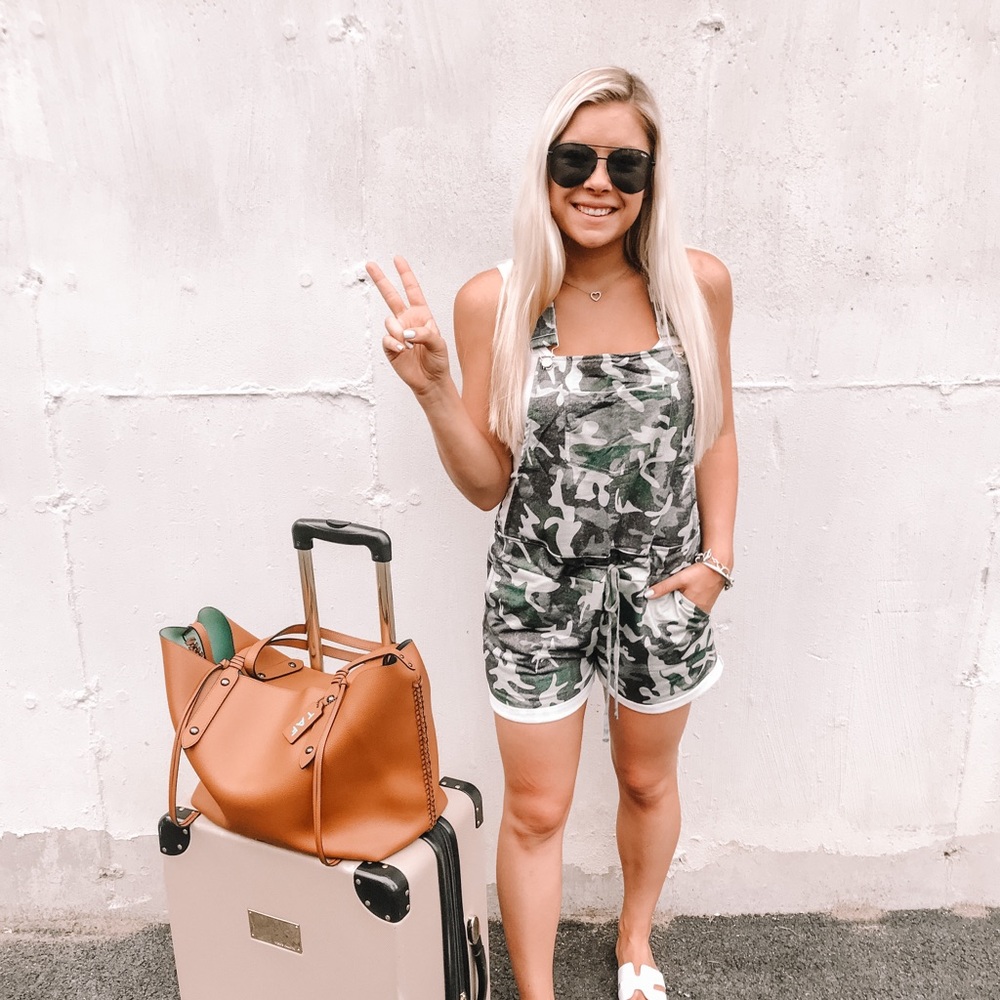 Camo Short Overalls